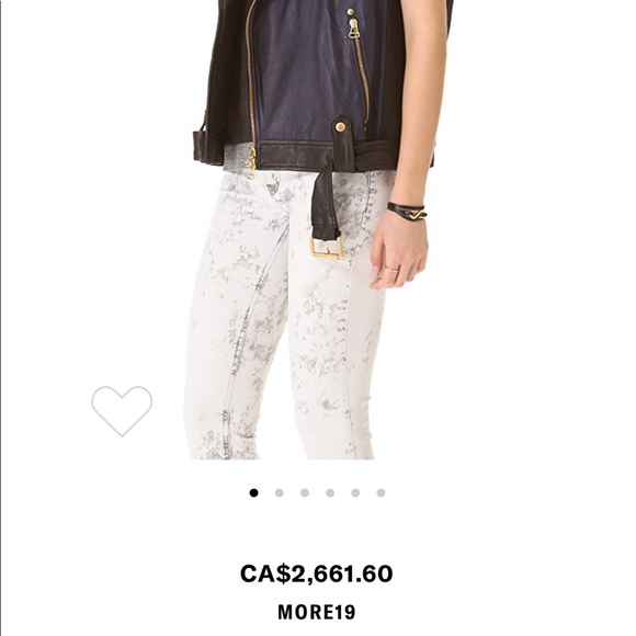 Leather Pierre Balmain Vest - Picture 3 of 8